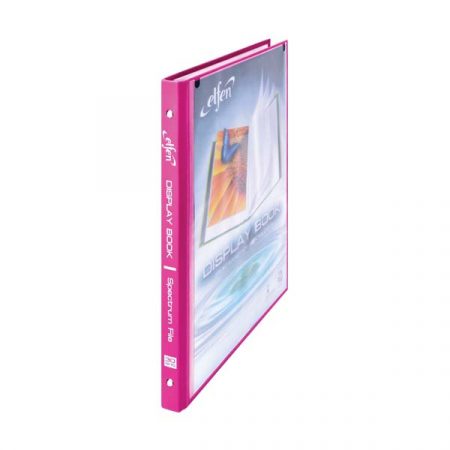 03 PP DISPLAY BOOK WITH FRONT POCKET_PINK