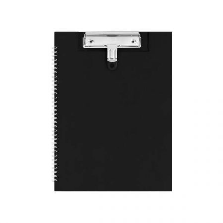 08 PP CLIP FOLDER WITH WIRED-BOUND_BLACK